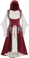 Tauriel Maxi Set Silver Embroidery