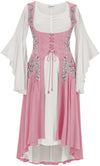 Tauriel Maxi Set Limited Edition Cherry Blossom Silver Embroidery
