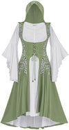 Tauriel Maxi Set Limited Edition Lemongrass Green Silver Embroidery