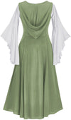 Tauriel Maxi Set Limited Edition Lemongrass Green Silver Embroidery