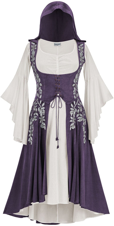 Tauriel Maxi Set Limited Edition Midnight Lavender Silver Embroidery